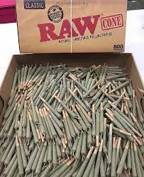 Raw smoking papers